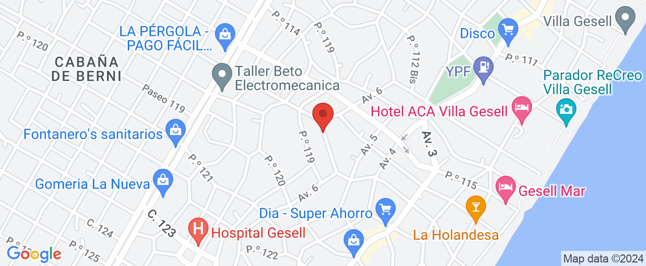 Mapa de la ubicación