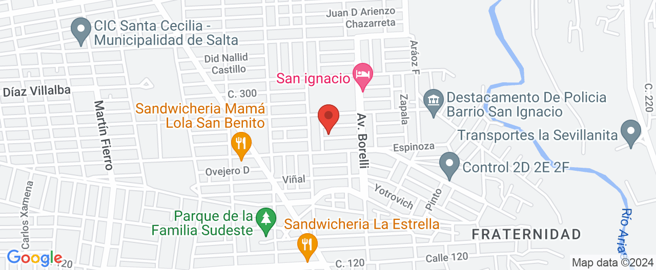 Mapa de la ubicación