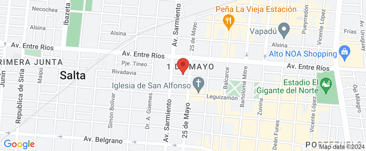 Mapa de la ubicación