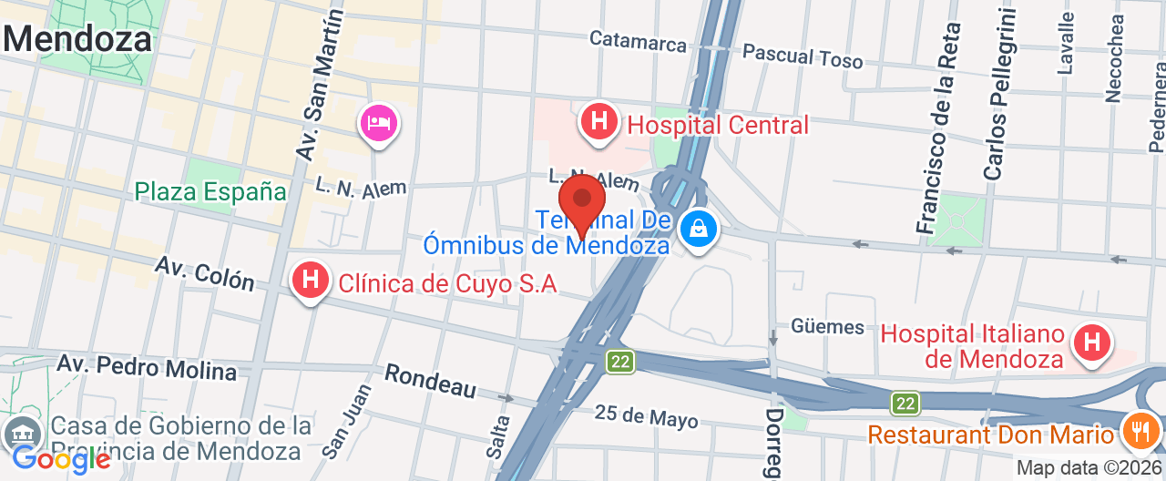 Mapa de la ubicación