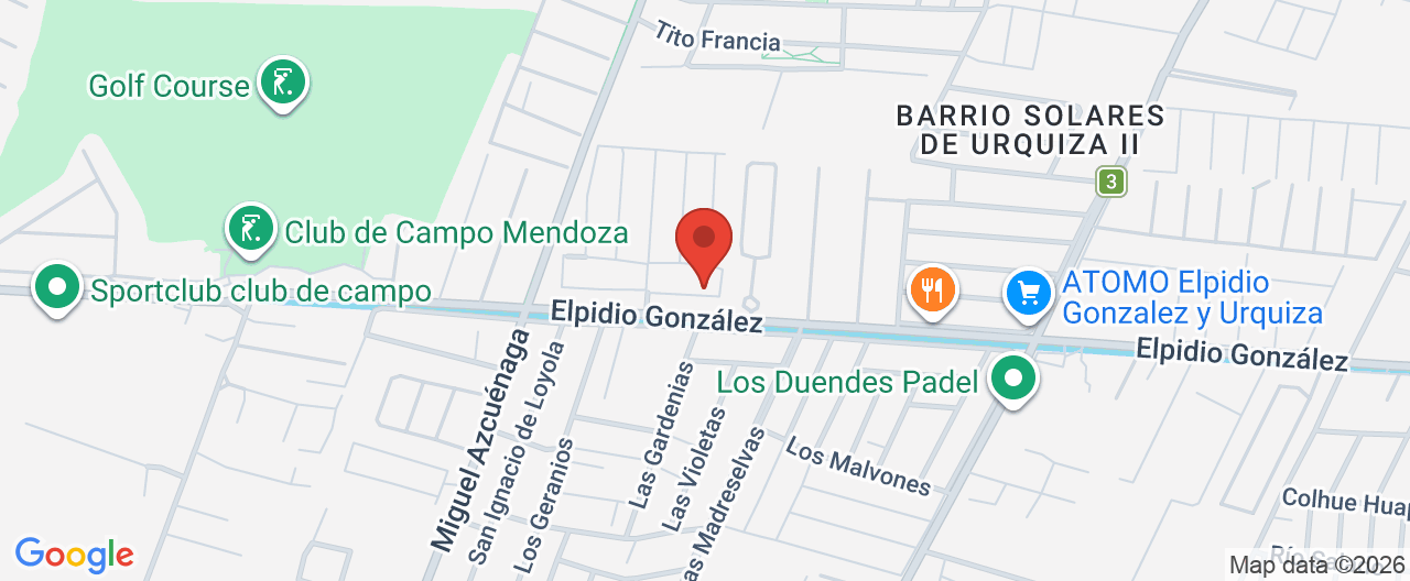 Mapa de la ubicación