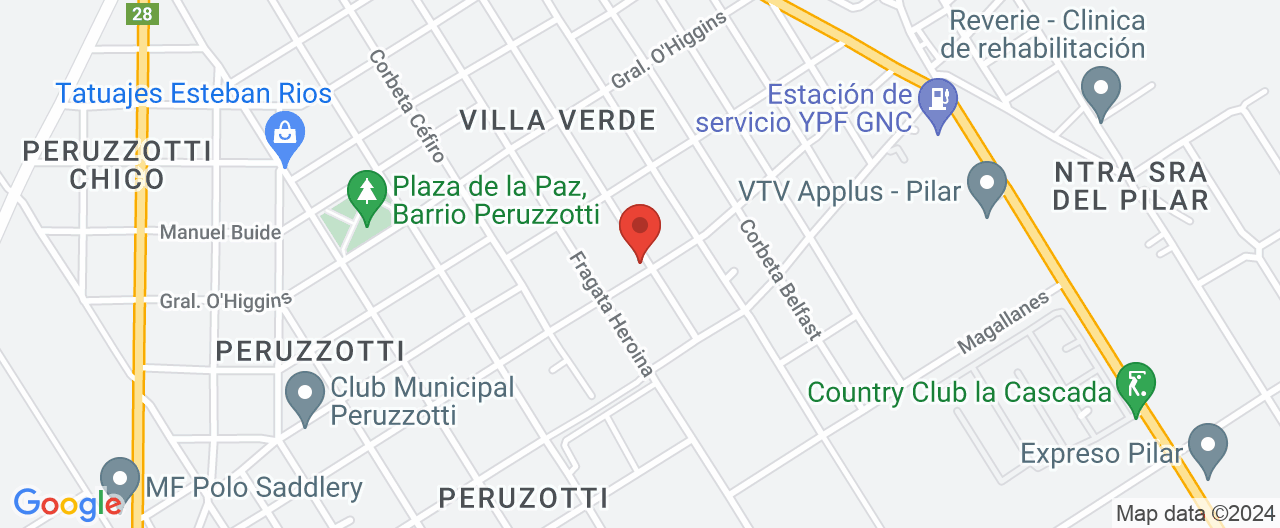Mapa de la ubicación