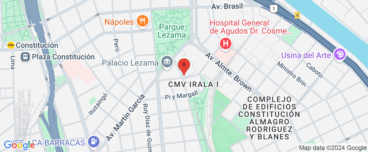 Mapa de la ubicación