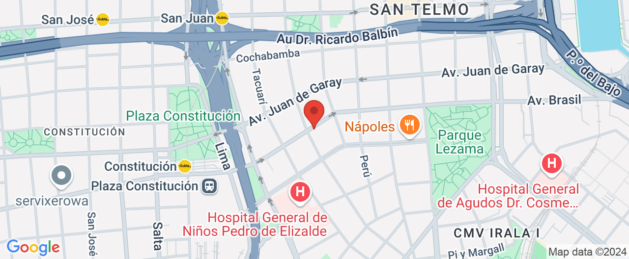 Mapa de la ubicación