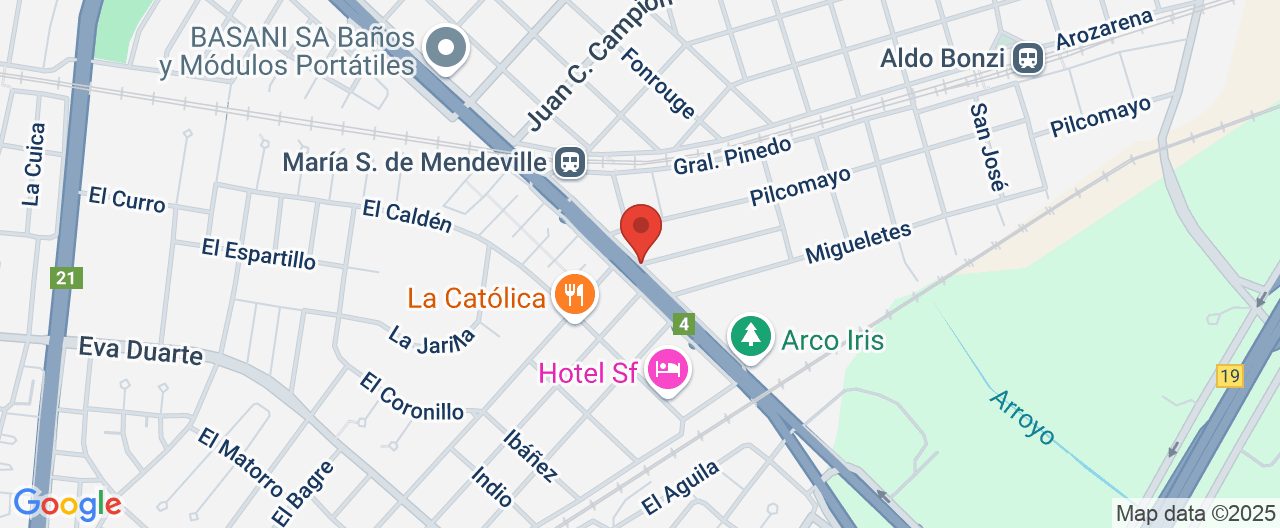 Mapa de la ubicación