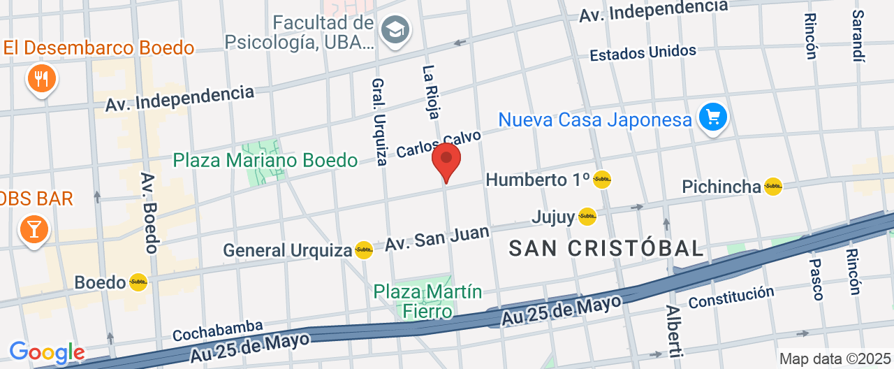Mapa de la ubicación