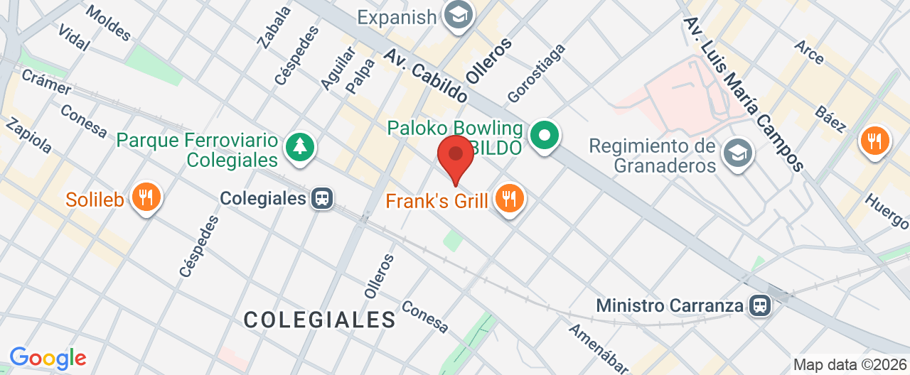 Mapa de la ubicación