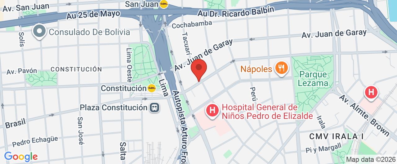 Mapa de la ubicación