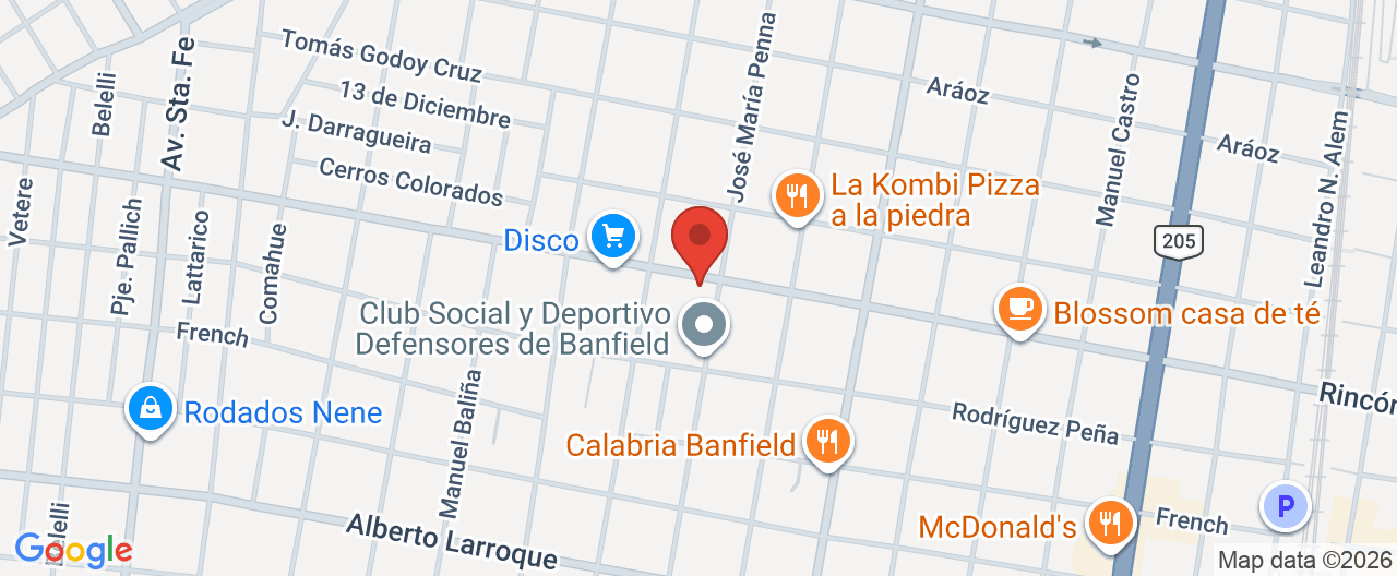 Mapa de la ubicación
