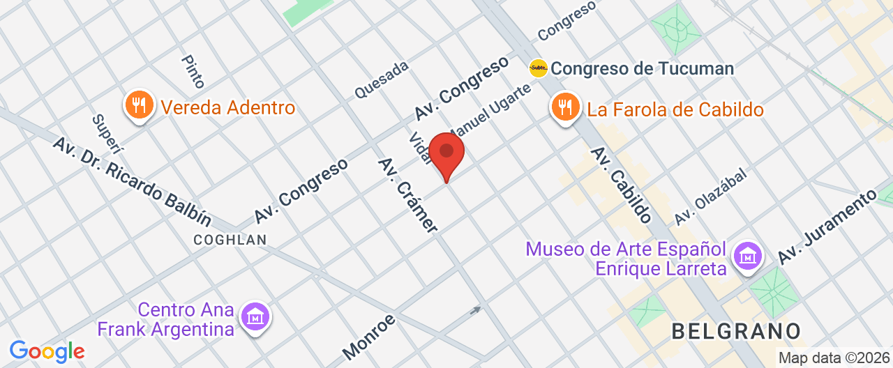 Mapa de la ubicación