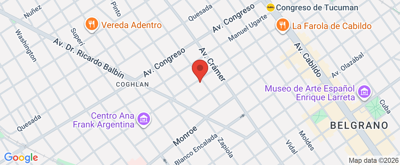 Mapa de la ubicación