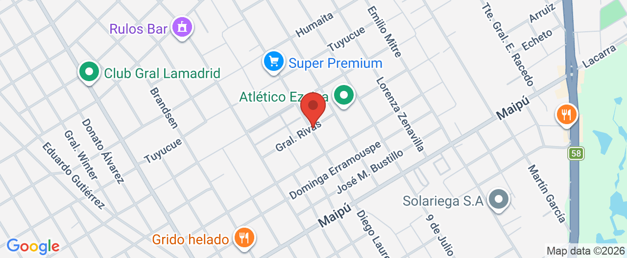 Mapa de la ubicación