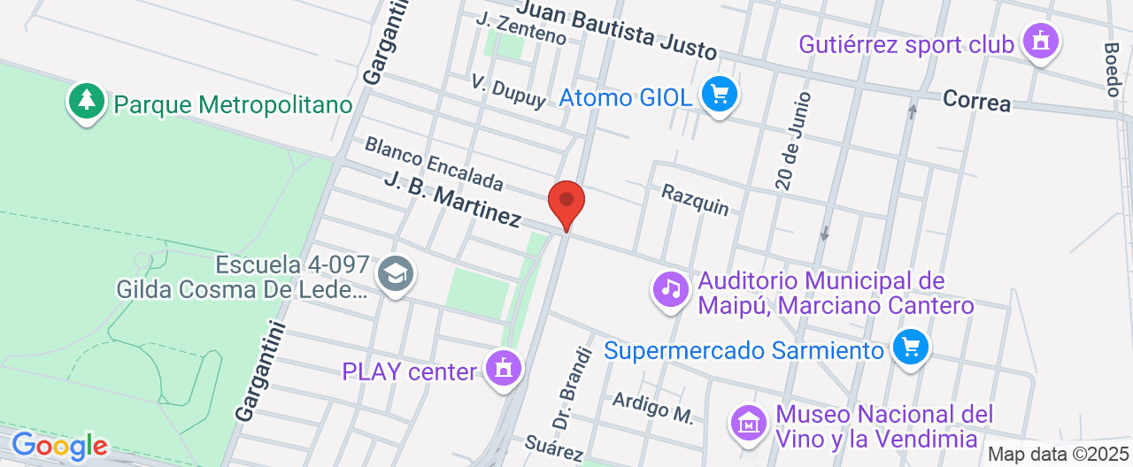 Mapa de la ubicación
