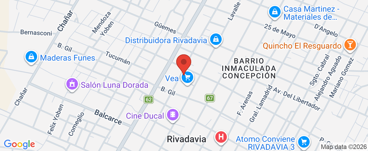 Mapa de la ubicación