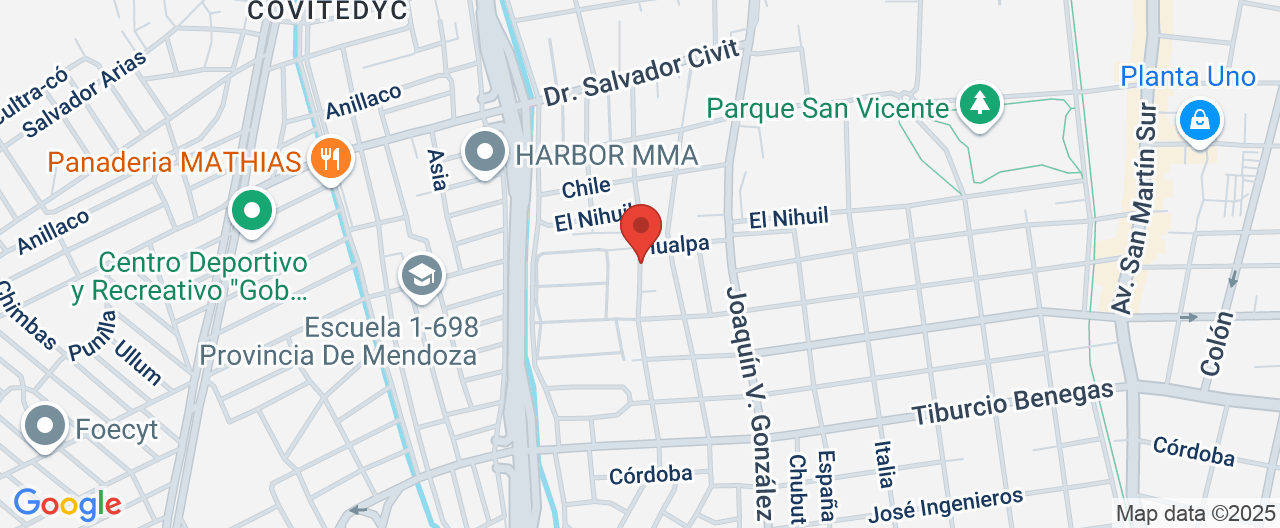Mapa de la ubicación