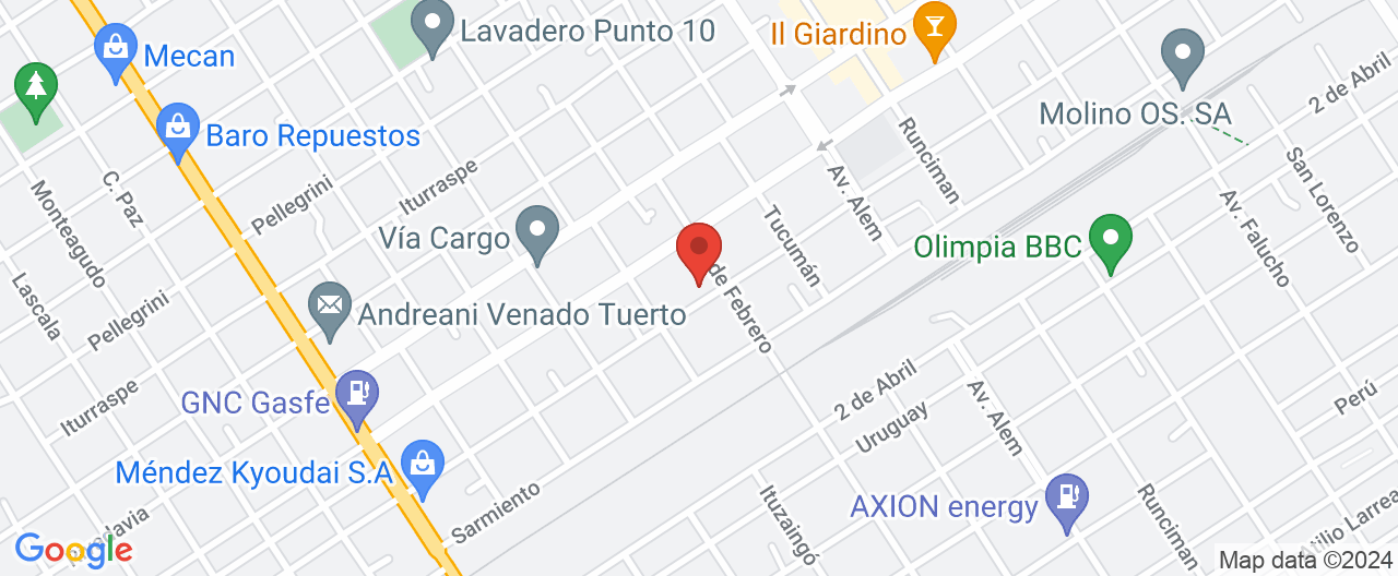 Mapa de la ubicación