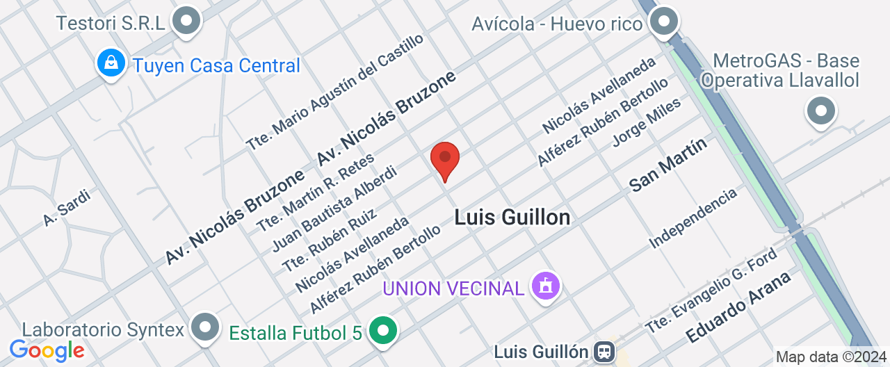 Mapa de la ubicación