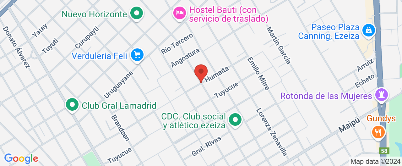 Mapa de la ubicación