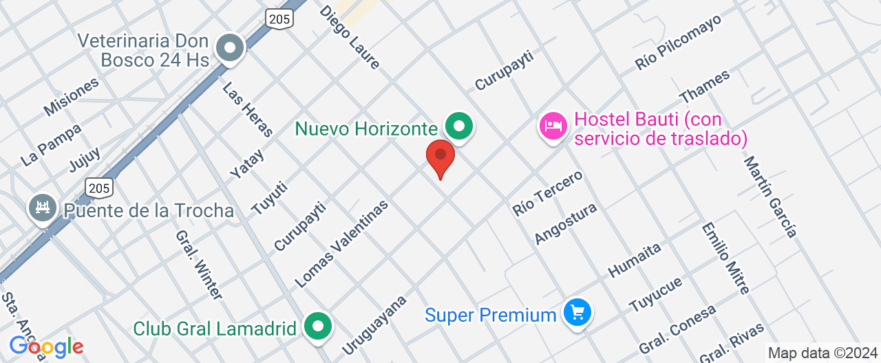 Mapa de la ubicación