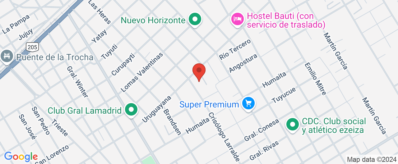 Mapa de la ubicación