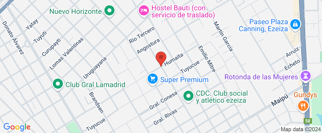 Mapa de la ubicación