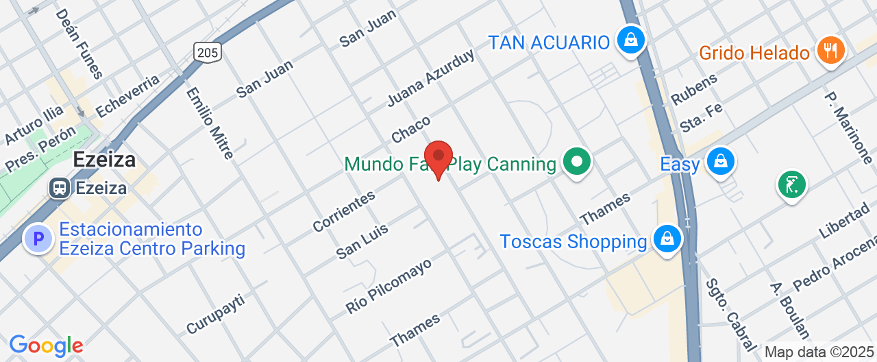 Mapa de la ubicación