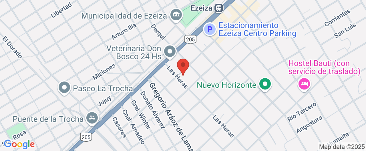 Mapa de la ubicación