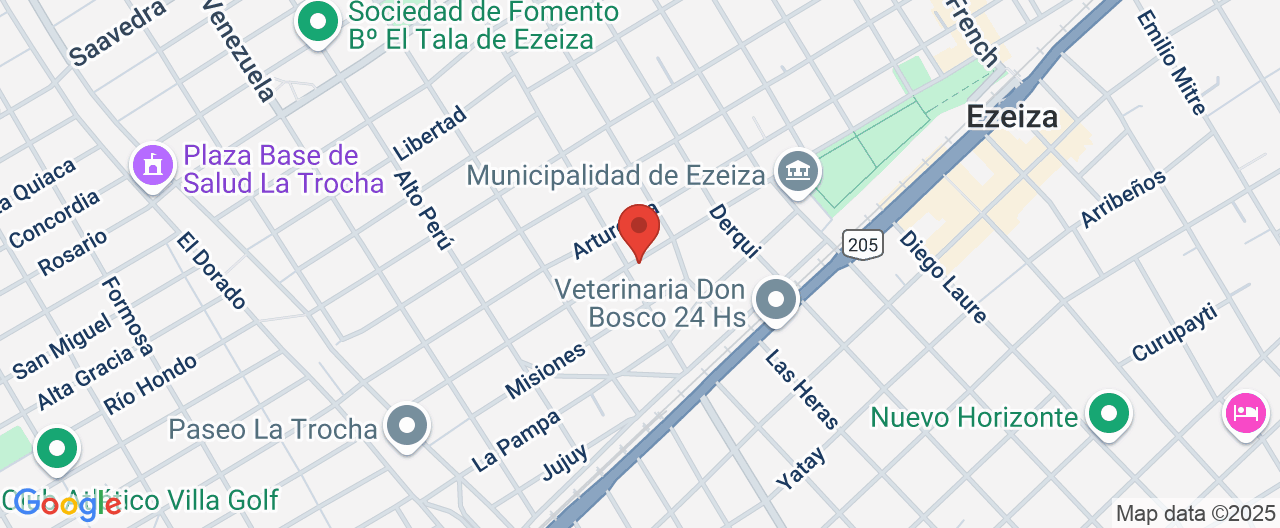 Mapa de la ubicación