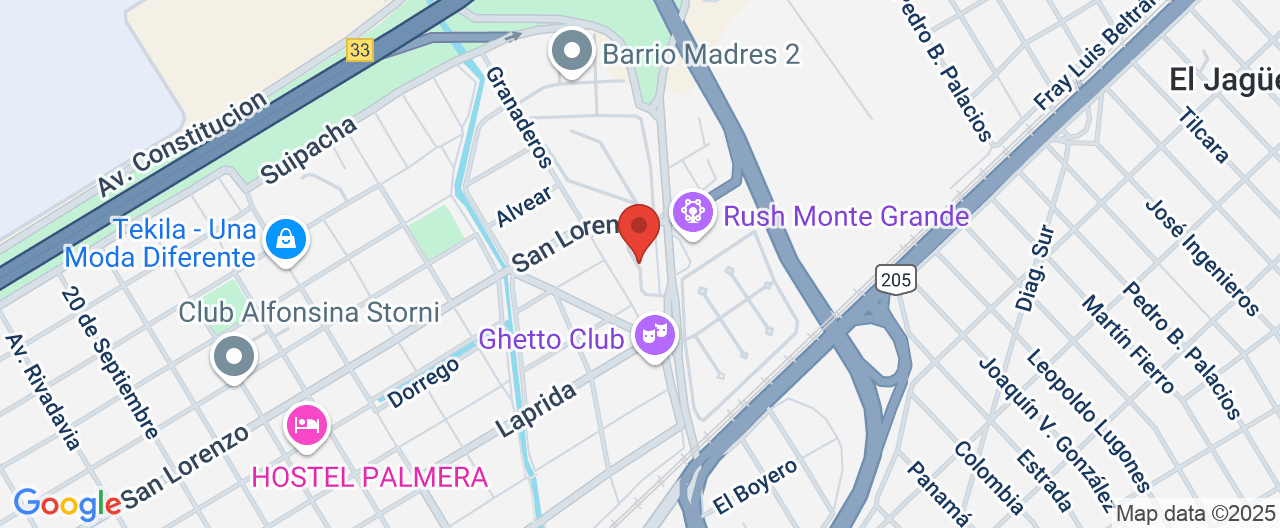Mapa de la ubicación