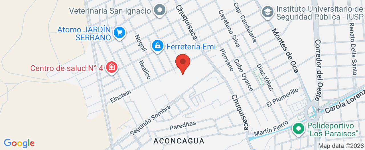 Mapa de la ubicación