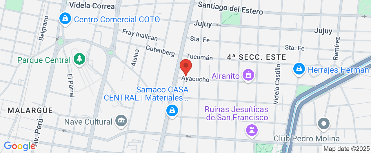 Mapa de la ubicación