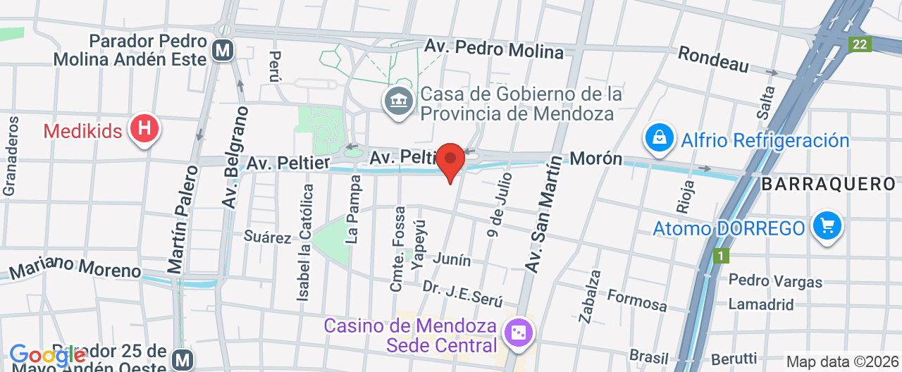 Mapa de la ubicación