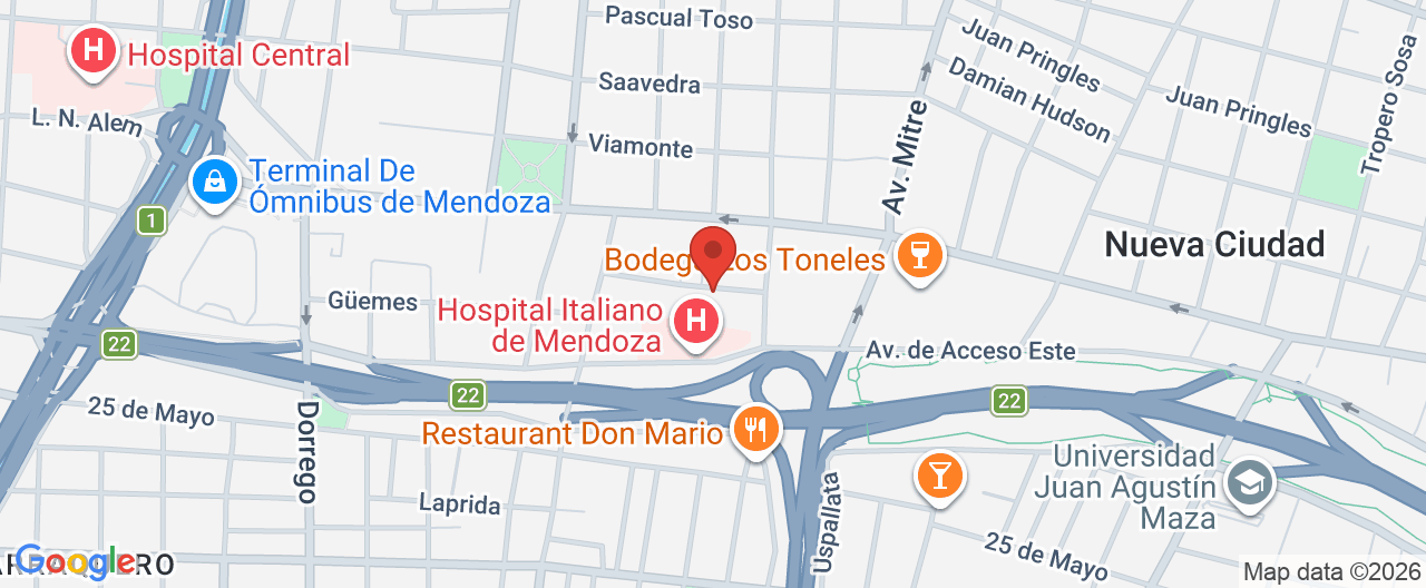 Mapa de la ubicación