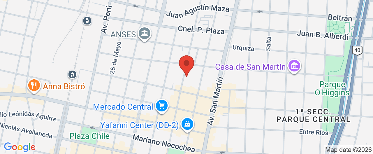 Mapa de la ubicación