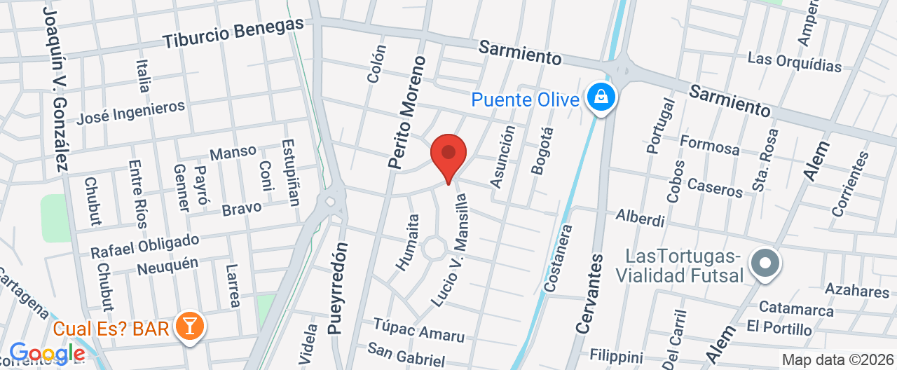 Mapa de la ubicación