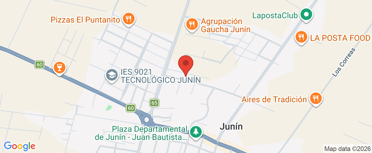 Mapa de la ubicación