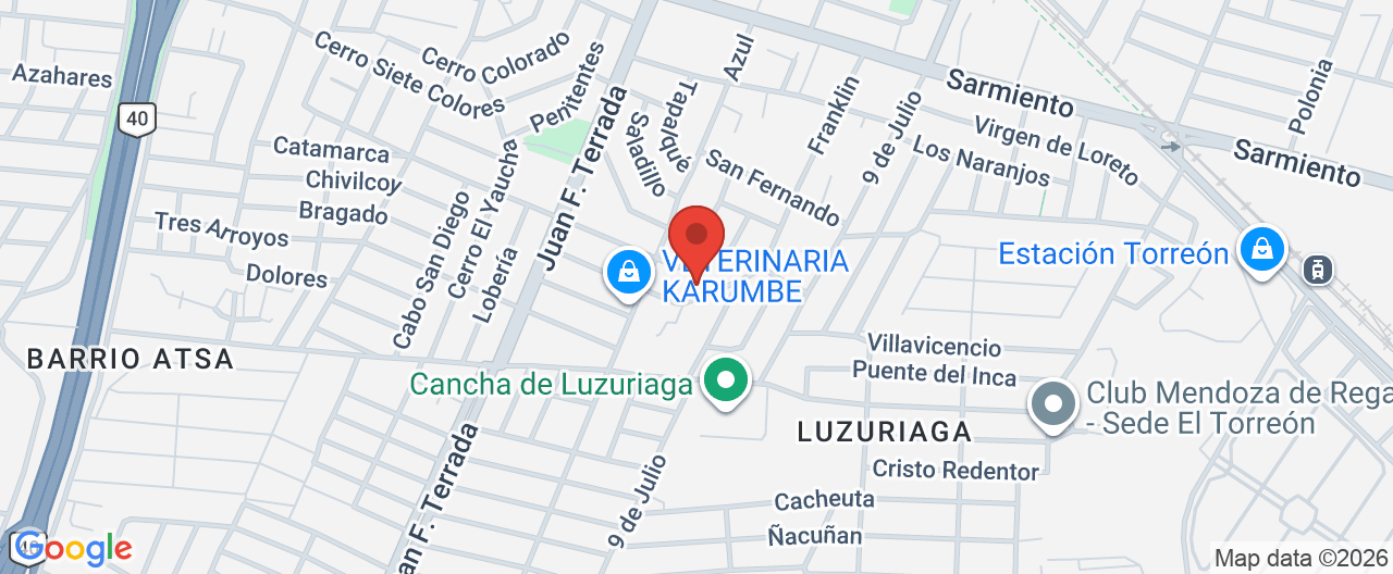 Mapa de la ubicación
