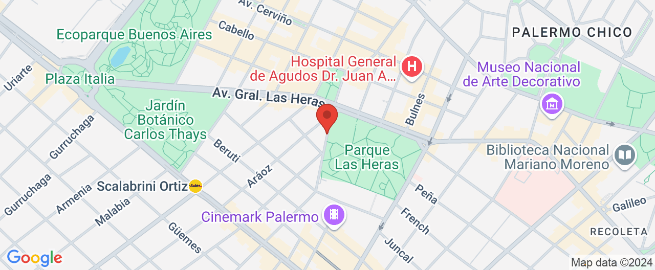 Mapa de la ubicación