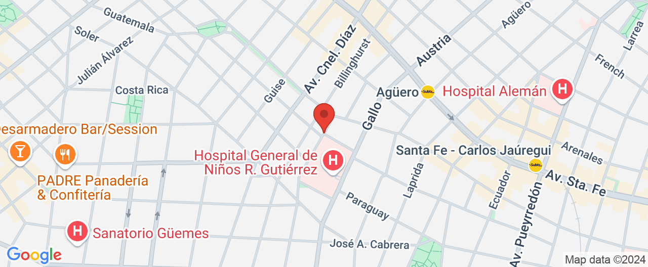 Mapa de la ubicación