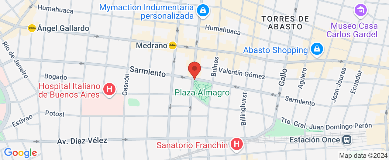 Mapa de la ubicación