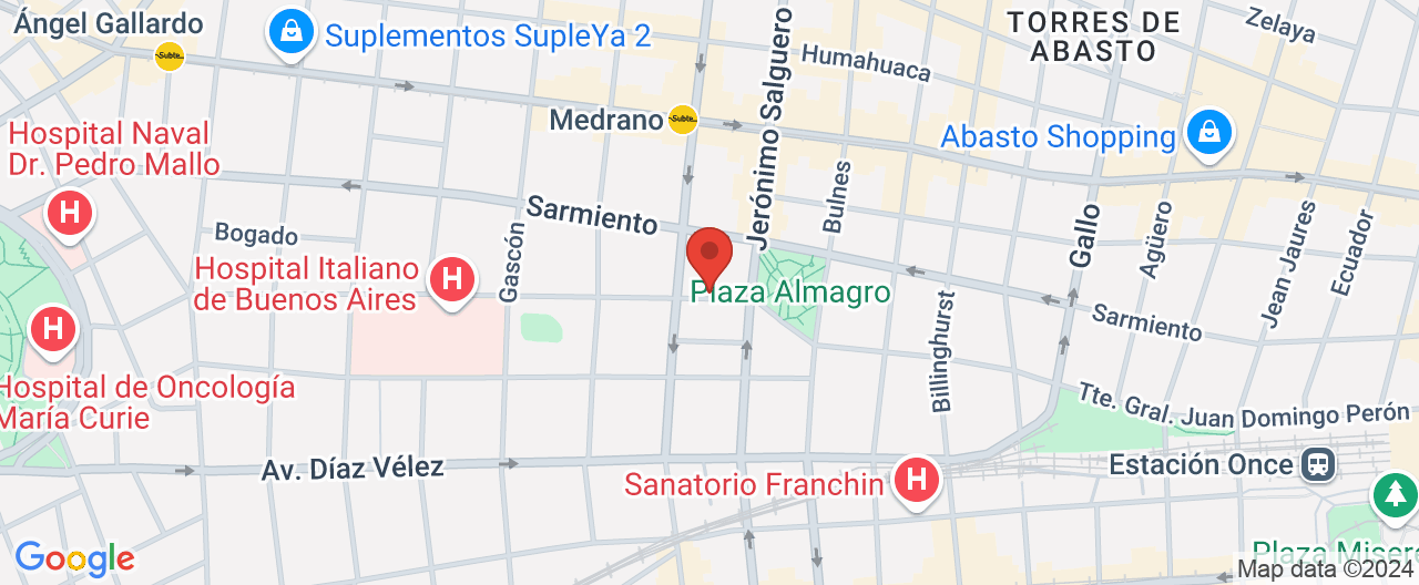 Mapa de la ubicación