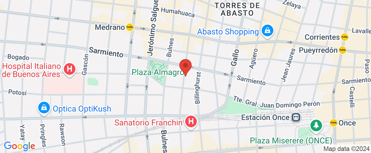 Mapa de la ubicación