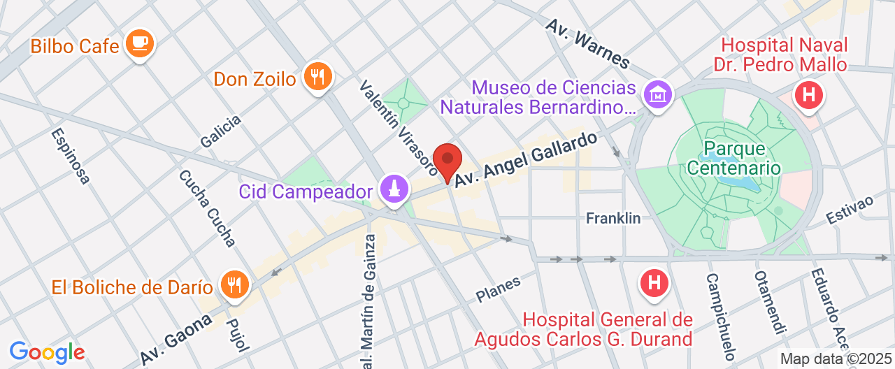 Mapa de la ubicación