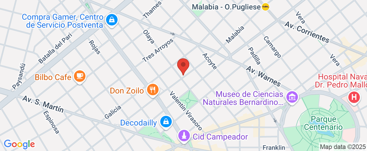 Mapa de la ubicación
