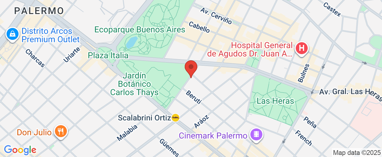 Mapa de la ubicación