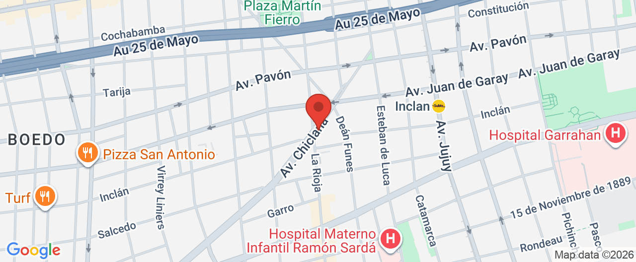 Mapa de la ubicación