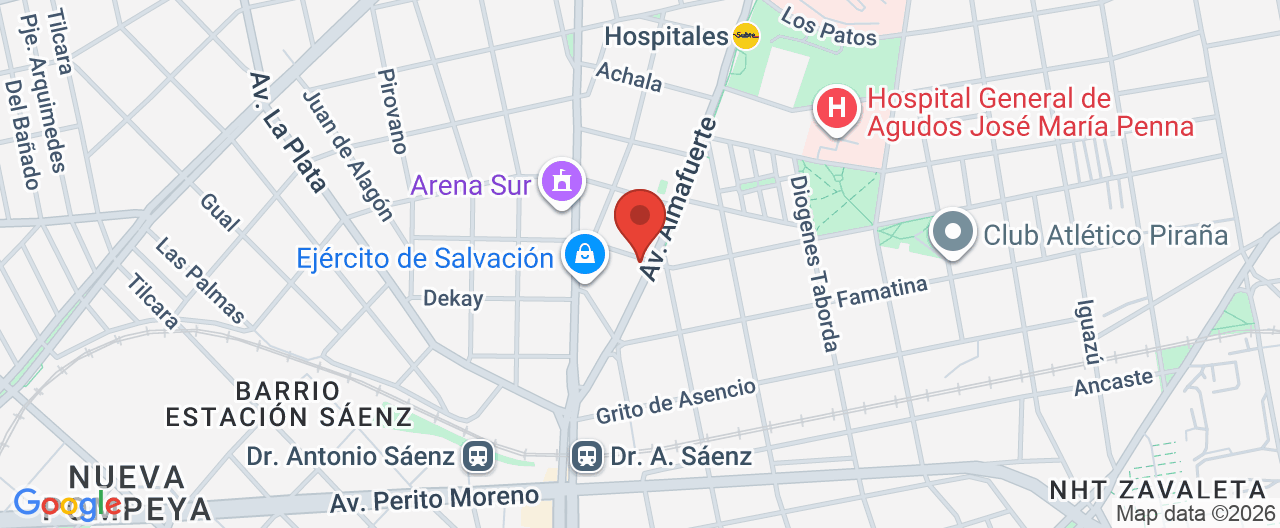 Mapa de la ubicación