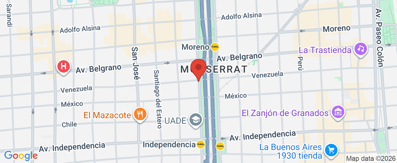 Mapa de la ubicación