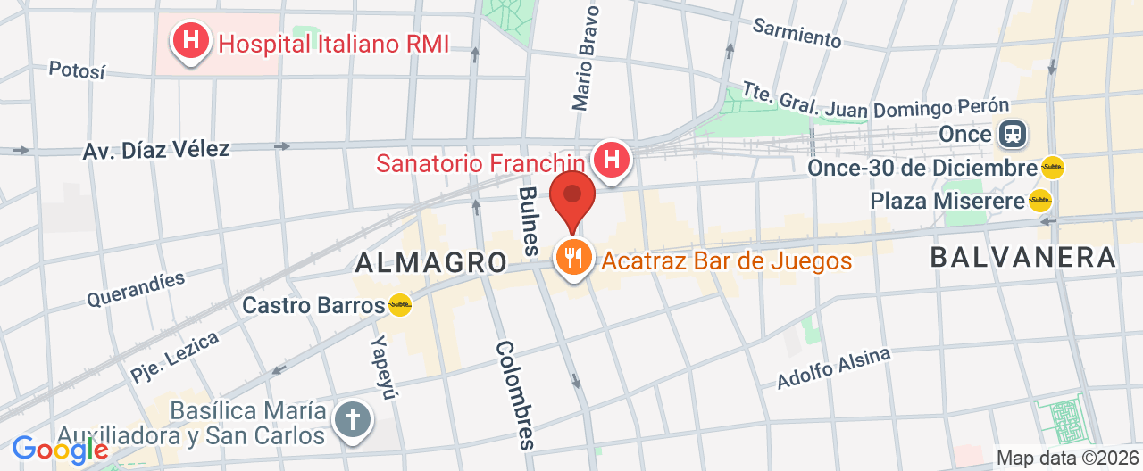 Mapa de la ubicación