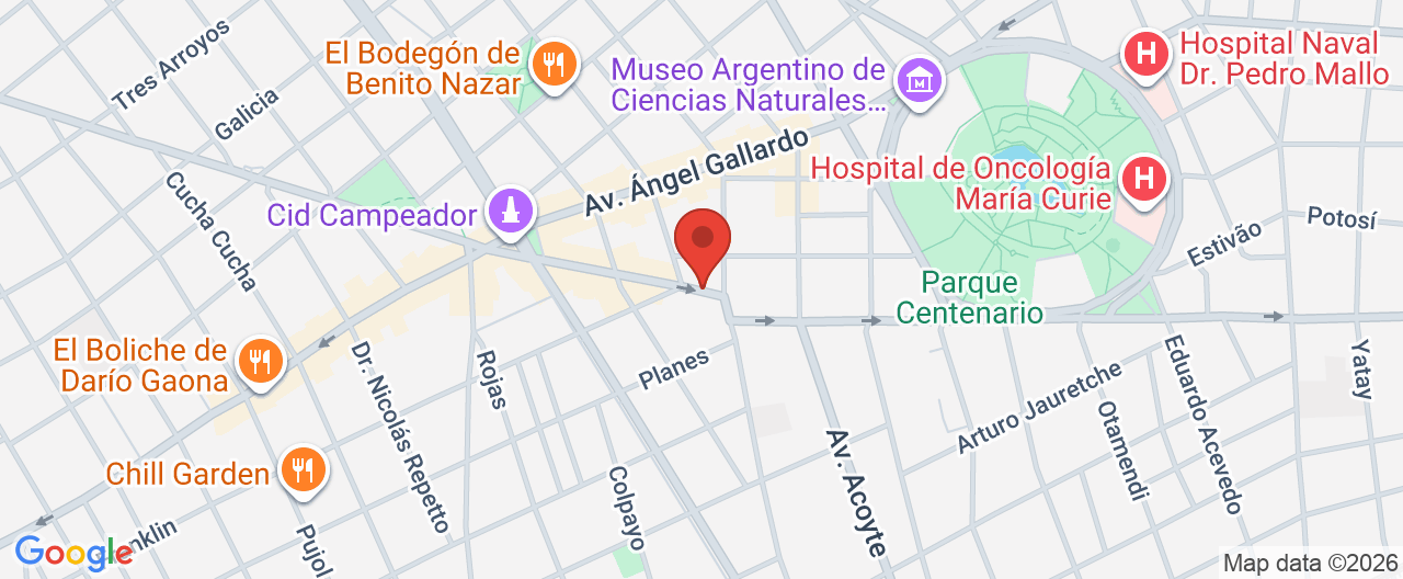 Mapa de la ubicación